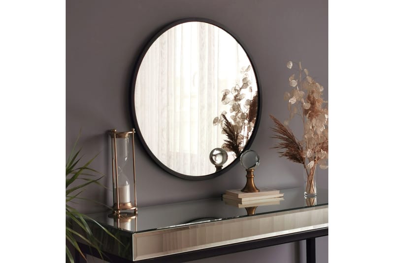 Spegel 60x60 cm - Metall/Svart - Inredning - Speglar - Väggspegel