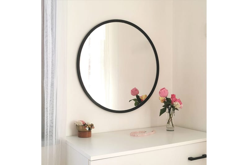 Spegel 60x60 cm - Svart - Inredning - Speglar - Väggspegel
