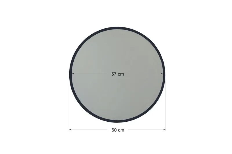 Spegel 60x60 cm - Svart - Inredning - Speglar - Väggspegel