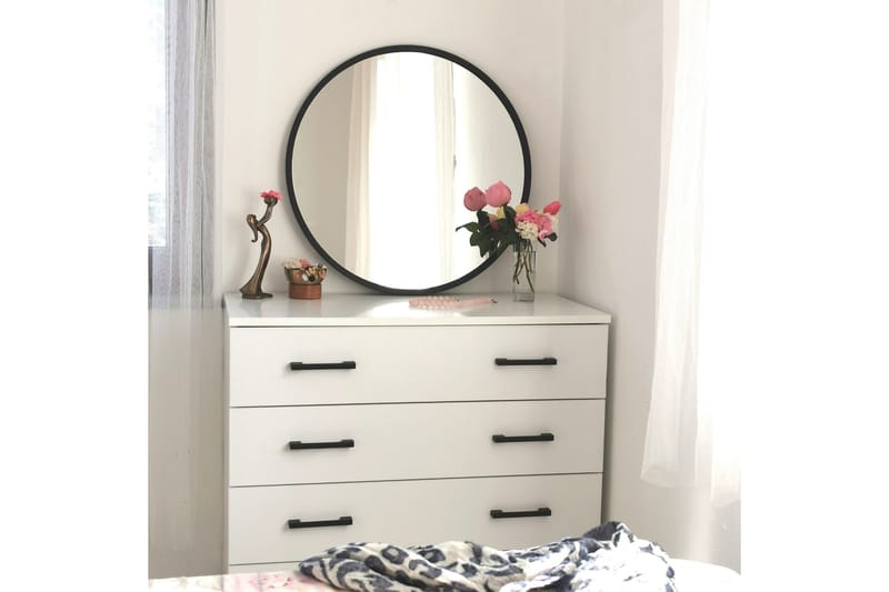 Spegel 60x60 cm - Svart - Inredning - Speglar - Väggspegel