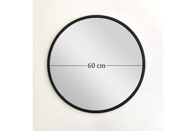 Spegel 60x60 cm - Svart - Inredning - Speglar - Väggspegel