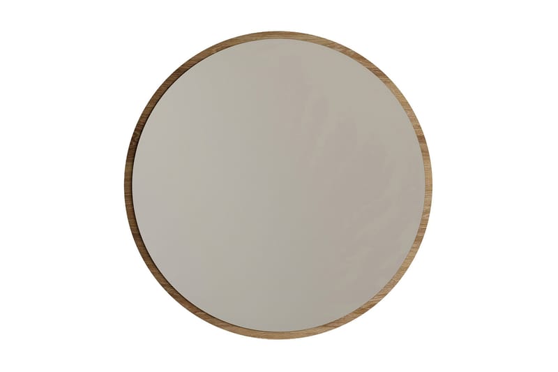 Spegel 60x60 cm - Valnöt - Väggspegel - Hallspegel