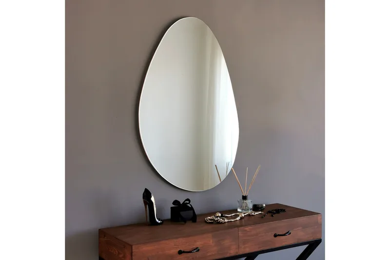 Spegel 60x90 cm - Svart - Inredning - Speglar - Väggspegel