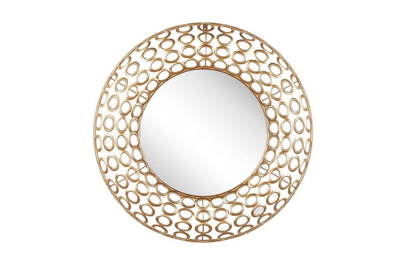 Spegel 80 cm guld BOURDON - Guld - Väggspegel - Hallspegel