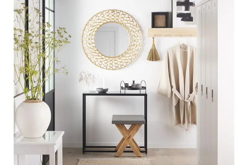 Spegel 80 cm guld BOURDON - Guld - Inredning - Speglar - Väggspegel