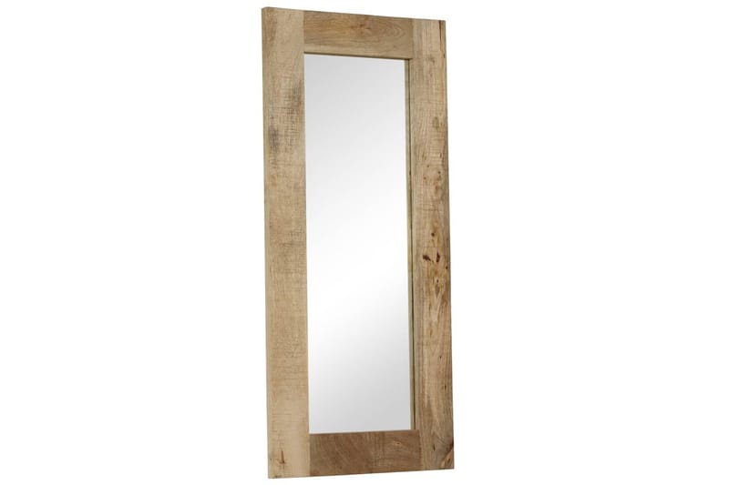 Spegel i massivt mangoträ 50x110 cm - Brun - Inredning - Speglar - Väggspegel