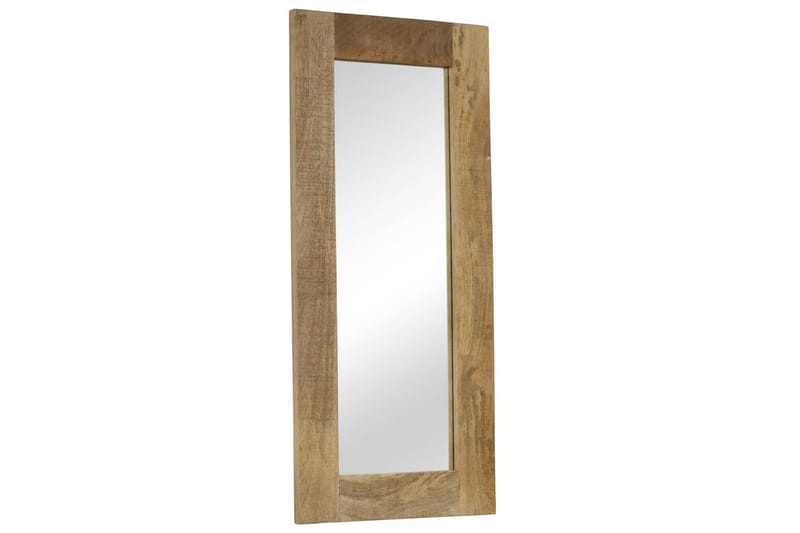 Spegel i massivt mangoträ 50x110 cm - Brun - Inredning - Speglar - Väggspegel