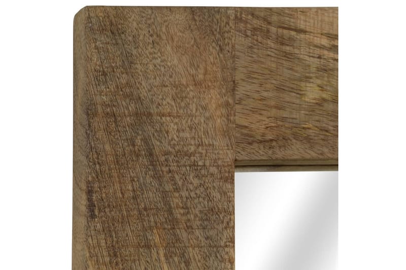 Spegel i massivt mangoträ 50x110 cm - Brun - Inredning - Speglar - Väggspegel