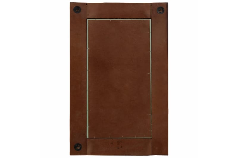 Spegel massivt återvunnet trä 50x80 cm - Brun - Inredning - Speglar - Väggspegel
