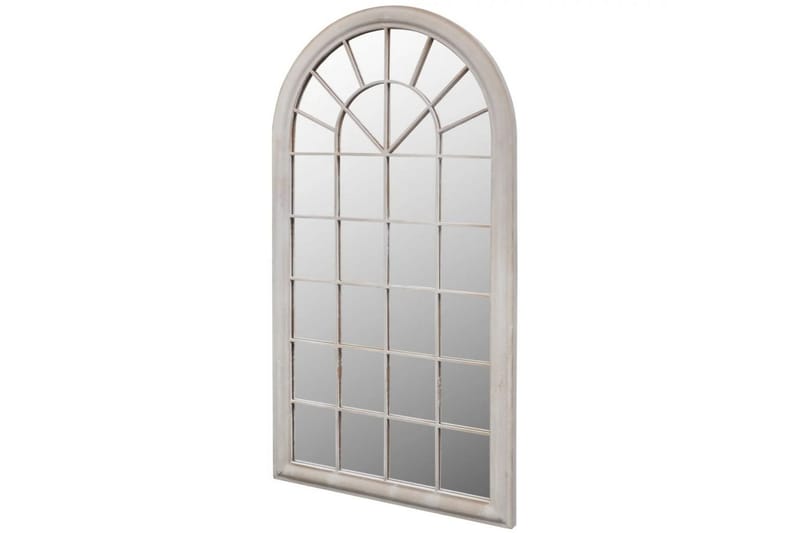 Spegel med lantlig design inom-/utomhus 60x116 cm - Vit - Inredning - Speglar - Väggspegel