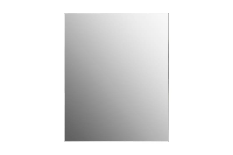 Spegel utan ram 100x60 cm glas - Silver - Väggspegel - Hallspegel