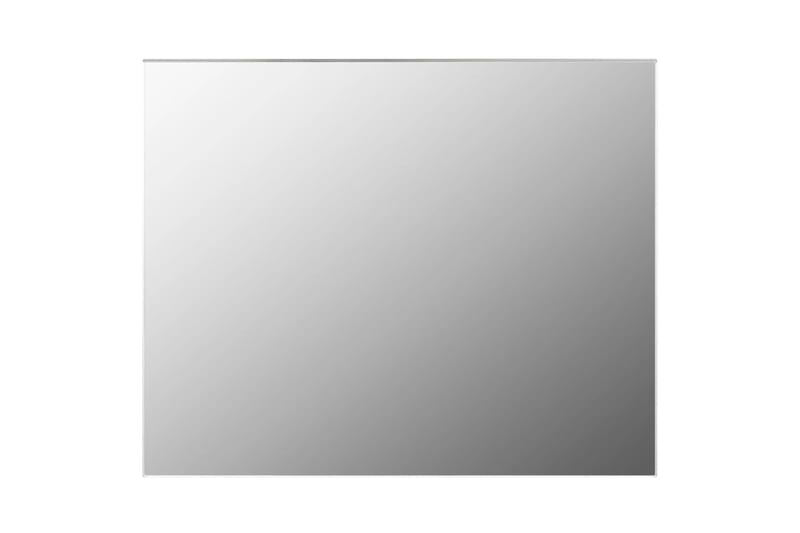 Spegel utan ram 100x60 cm glas - Silver - Väggspegel - Hallspegel