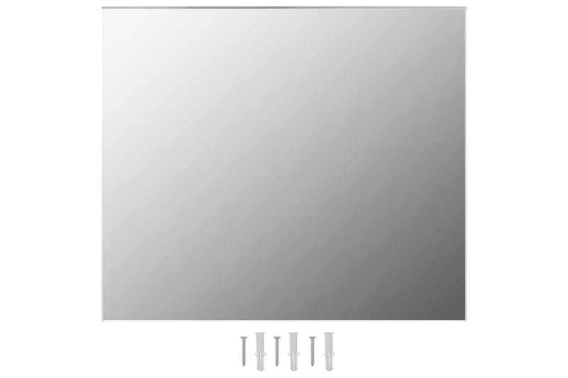 Spegel utan ram 70x50 cm glas - Silver - Inredning - Speglar - Väggspegel