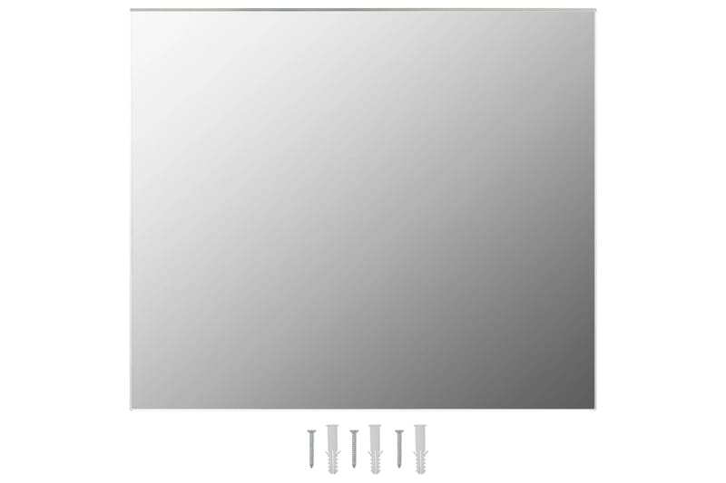 Spegel utan ram 70x50 cm glas - Silver - Väggspegel - Hallspegel