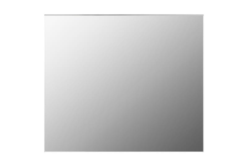 Spegel utan ram 70x50 cm glas - Silver - Väggspegel - Hallspegel