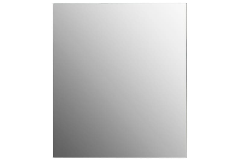 Spegel utan ram 80x60 cm glas - Silver - Väggspegel - Hallspegel