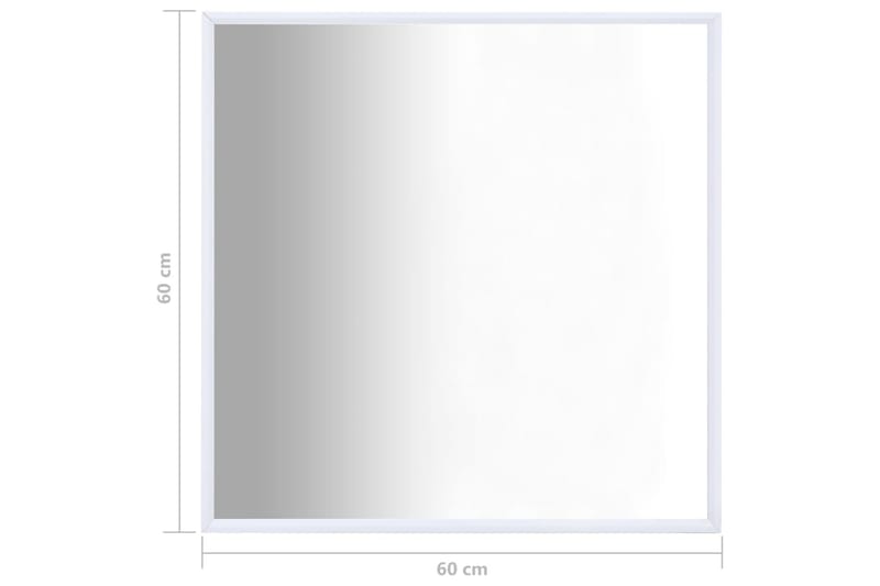 Spegel vit 60x60 cm - Vit - Inredning - Speglar - Väggspegel