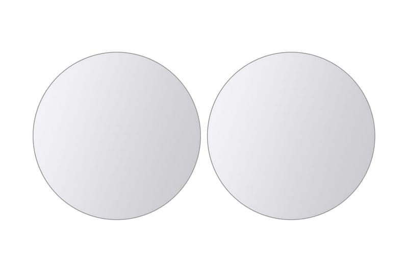 Spegelplattor 16 st runt glas - Silver - Inredning - Speglar - Väggspegel