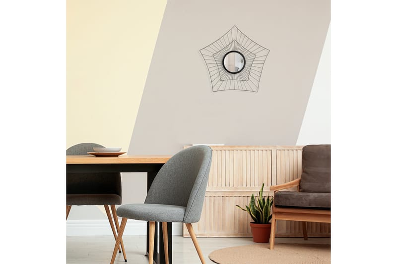 Star Spegel - Svart - Inredning - Speglar - Väggspegel