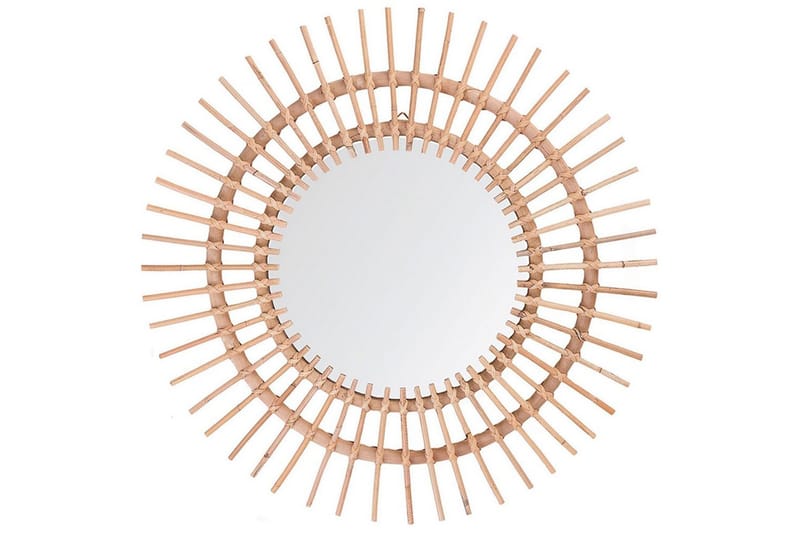 Väggspegel Stenen Naturligt/beige - Naturligt/beige - Inredning - Speglar - Väggspegel