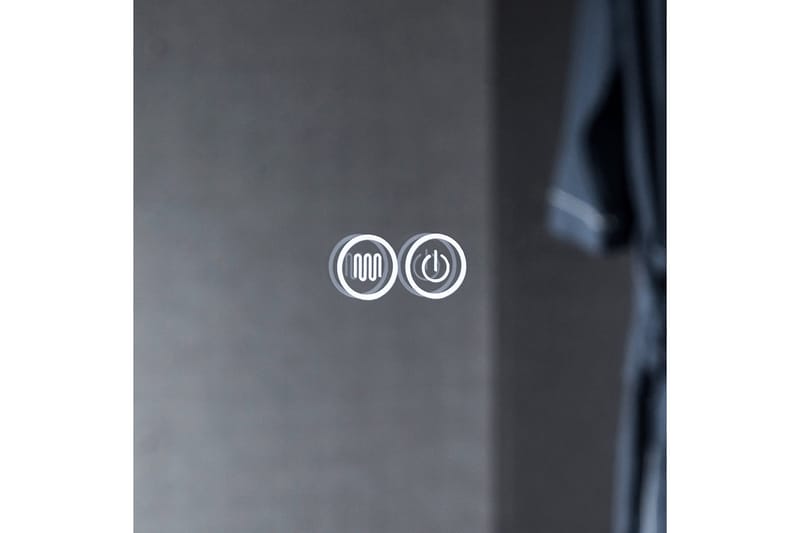 Stor spegel med Belysning och anti-fog-funktion 80x140cm Sil - Lyfco - Inredning - Speglar - Väggspegel