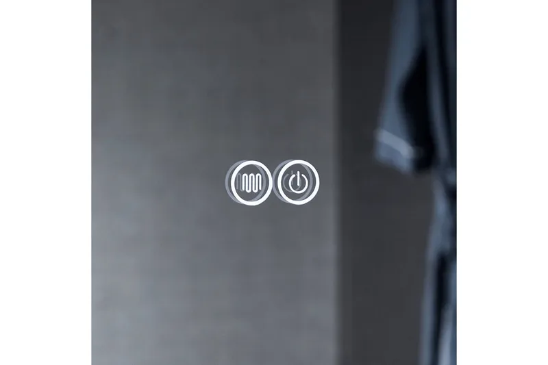 Stor spegel med Belysning och anti-fog-funktion 80x140cm Sil - Lyfco - Inredning - Speglar - Väggspegel