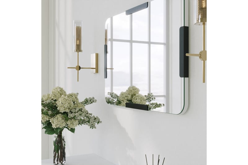 Taharoa Spegel 50 cm Rektangulär - Svart - Inredning - Speglar - Väggspegel