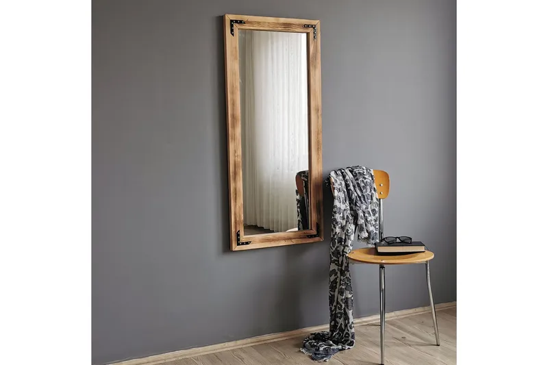 Tajahnae Dekorationsspegel 50 cm, Valnöt