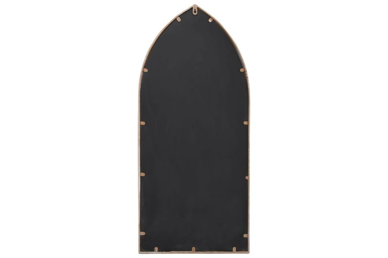 Trädgårdsspegel sand 100x45 cm järn för utomhusbruk - Kräm - Inredning - Speglar - Väggspegel