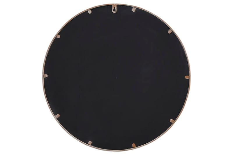 Trädgårdsspegel sandfärgad 60x4 cm rund järn för utomhusbruk - Kräm - Inredning - Speglar - Väggspegel