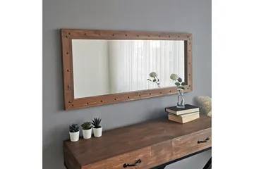 Trekell Dekorationsspegel 110 cm - Valnöt - Inredning - Speglar - Väggspegel