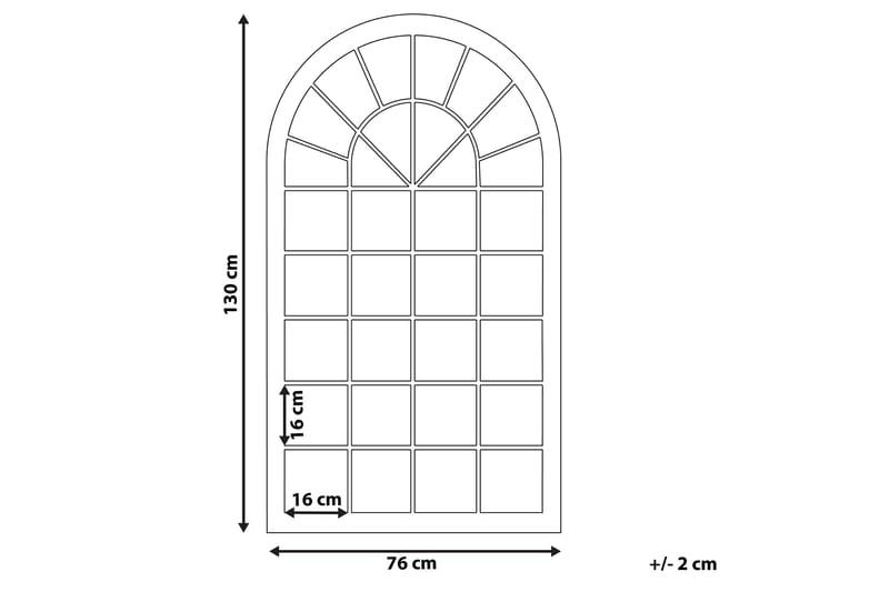 Trevol Spegel 76x130 cm - Beige - Inredning - Speglar - Väggspegel