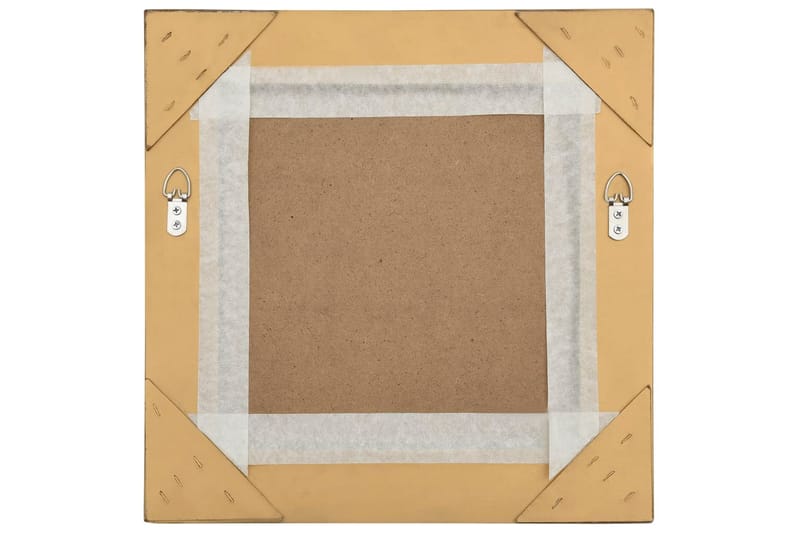 Väggspegel barockstil 40x40 cm guld - Guld - Inredning - Speglar - Väggspegel