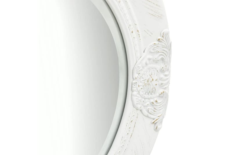 Väggspegel barockstil 50 cm vit - Vit - Inredning - Speglar - Väggspegel