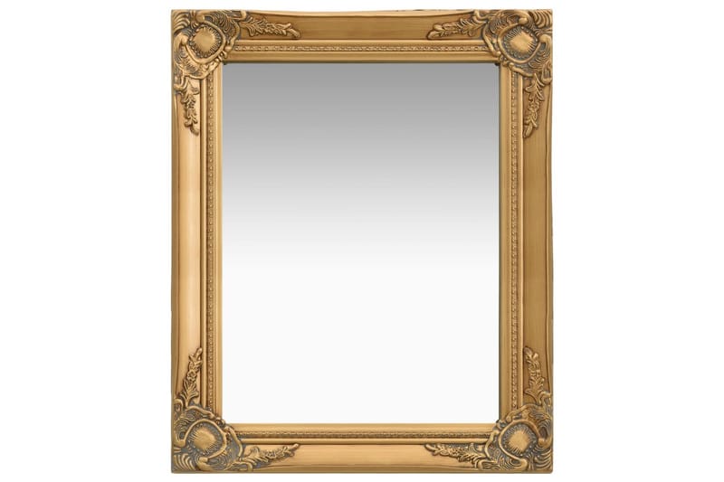 Väggspegel barockstil 50x60 cm guld - Guld - Inredning - Speglar - Väggspegel