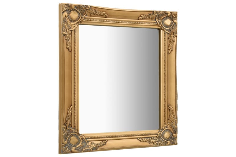 Väggspegel barockstil 50x60 cm guld - Guld - Inredning - Speglar - Väggspegel