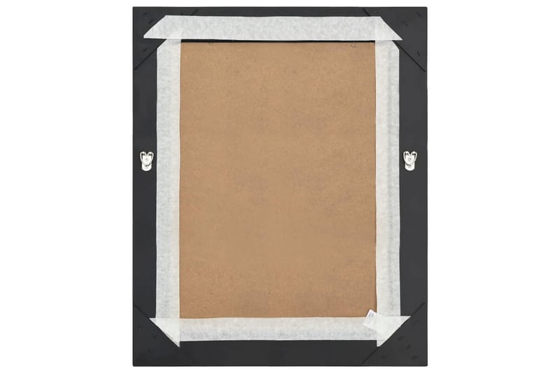 Väggspegel barockstil 50x60 cm svart - Svart - Inredning - Speglar - Väggspegel