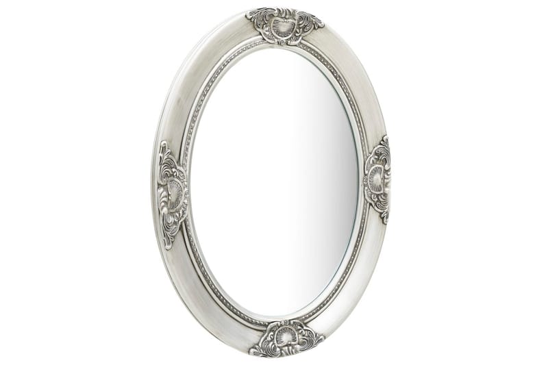 Väggspegel barockstil 50x70 cm silver - Silver - Inredning - Speglar - Väggspegel