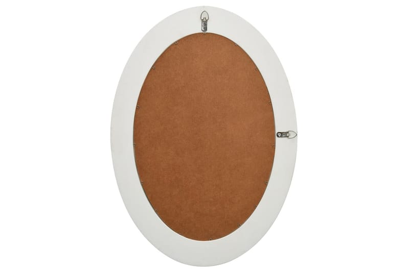Väggspegel barockstil 50x70 cm vit - Vit - Inredning - Speglar - Väggspegel