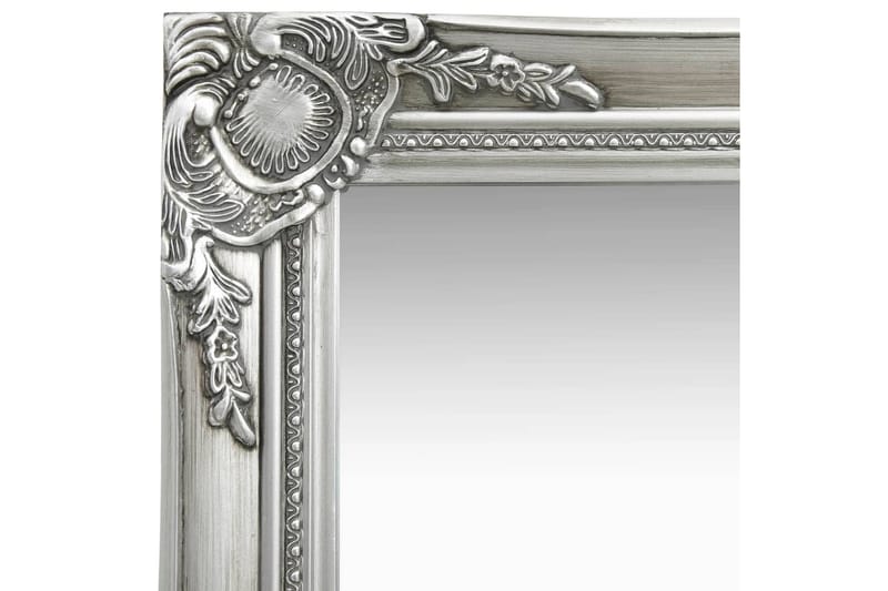Väggspegel barockstil 50x80 cm silver - Silver - Inredning - Speglar - Väggspegel