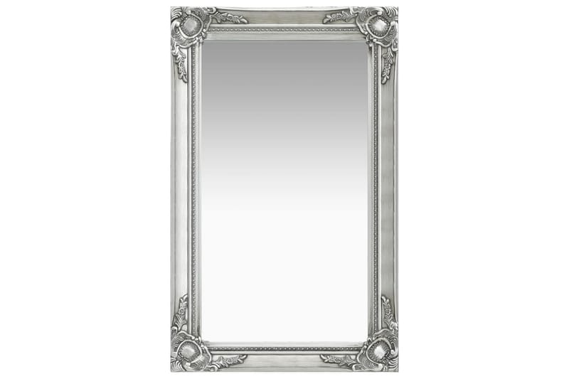 Väggspegel barockstil 50x80 cm silver - Silver - Inredning - Speglar - Väggspegel