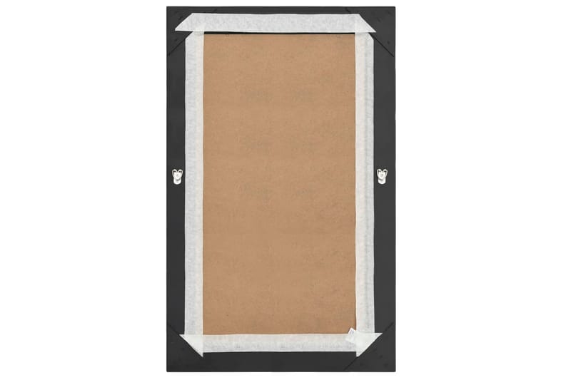 Väggspegel barockstil 50x80 cm svart - Svart - Inredning - Speglar - Väggspegel
