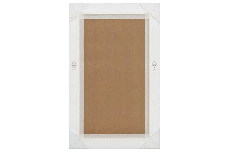 Väggspegel barockstil 50x80 cm vit - Vit - Inredning - Speglar - Väggspegel