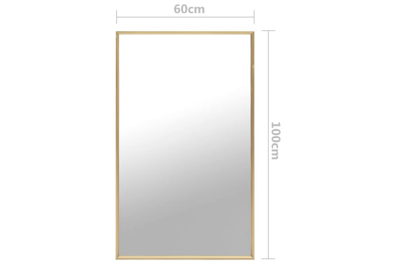 Väggspegel guld 100x60 cm - Guld - Inredning - Speglar - Väggspegel