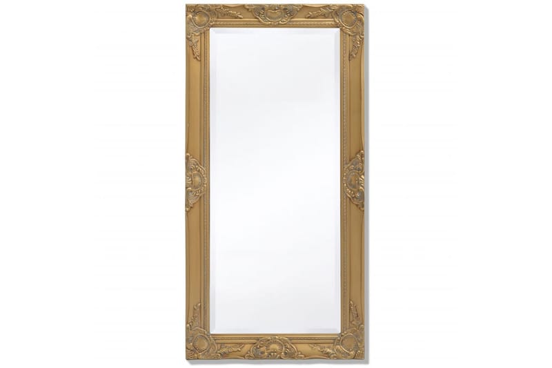 Väggspegel i barockstil 100x50 cm guld - Guld - Inredning - Speglar - Väggspegel