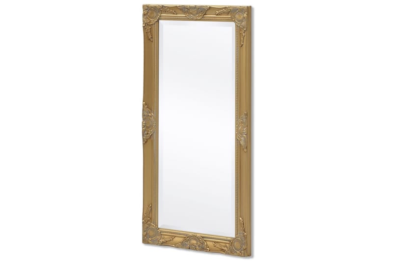 Väggspegel i barockstil 100x50 cm guld - Guld - Inredning - Speglar - Väggspegel