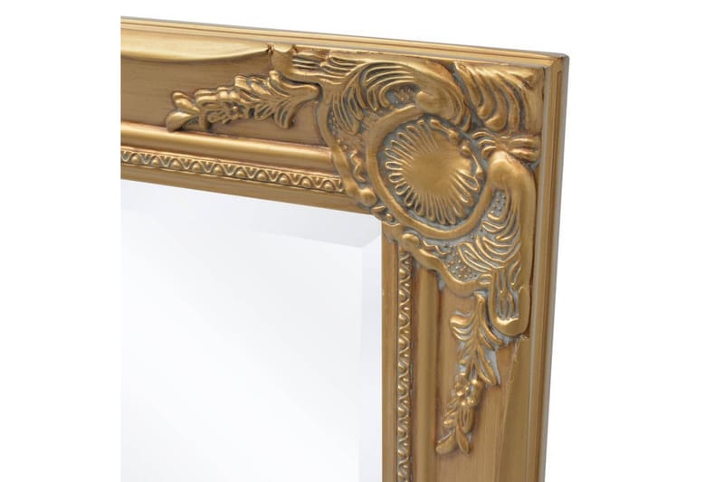 Väggspegel i barockstil 100x50 cm guld - Guld - Inredning - Speglar - Väggspegel