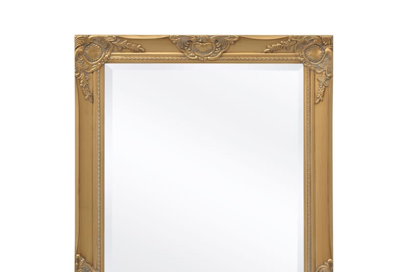 Väggspegel i barockstil 100x50 cm guld - Guld - Inredning - Speglar - Väggspegel