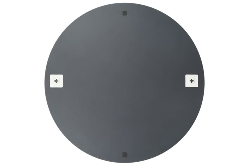Väggspegel med LED-belysning rund - Silver - Väggspegel - Hallspegel