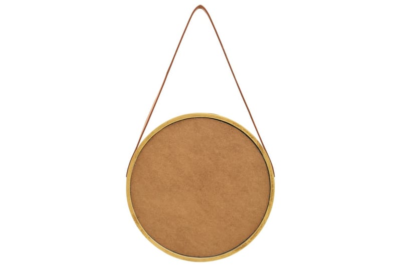 Väggspegel med rem 40 cm guld - Guld - Inredning - Speglar - Väggspegel